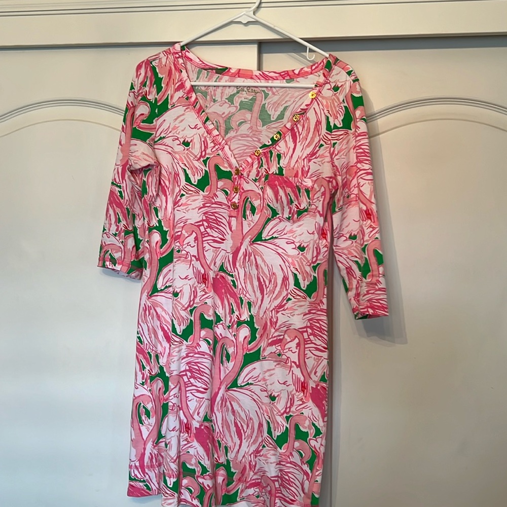 Lilly Pulitzer cotton tee dress.